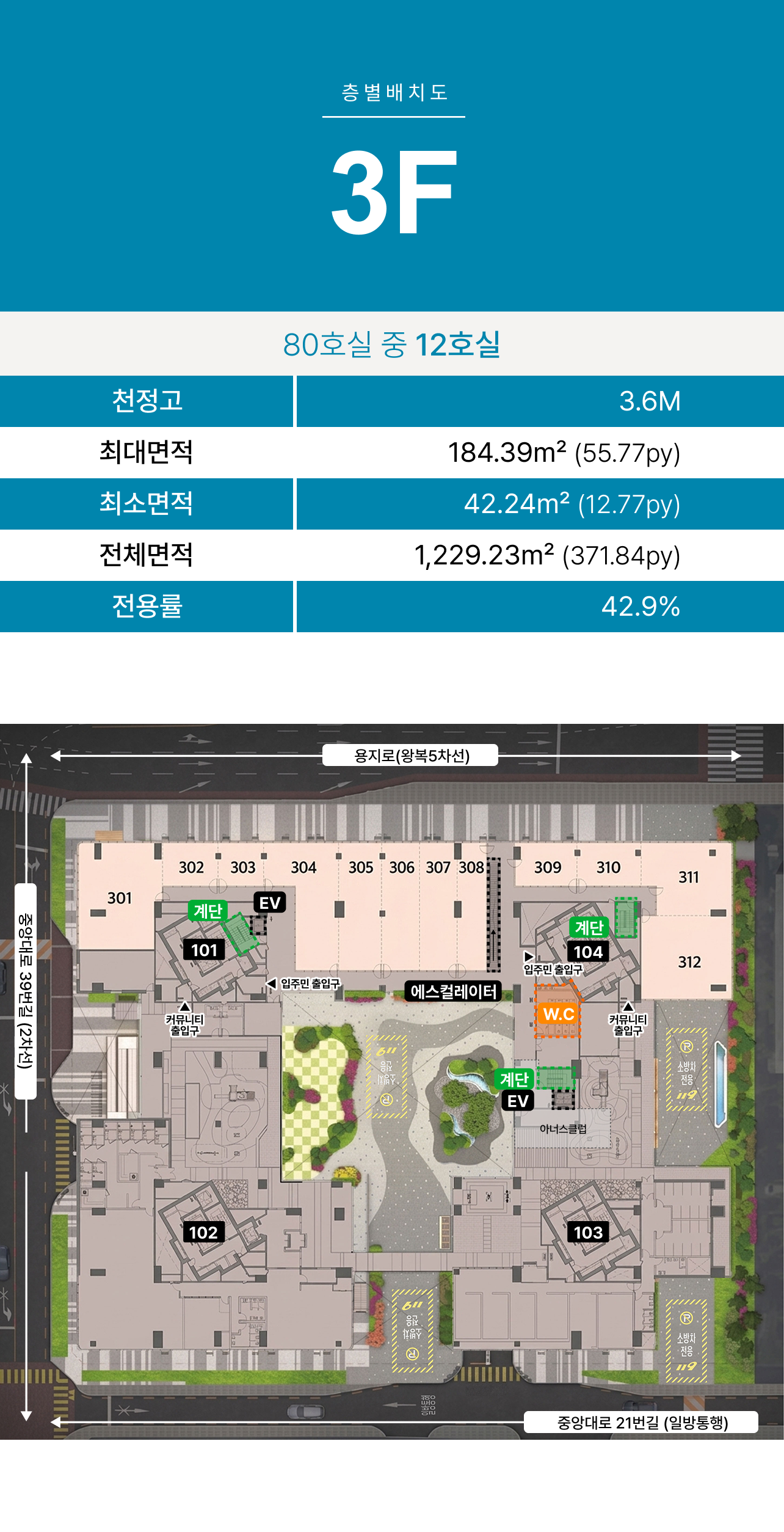 3층 안내 모바일